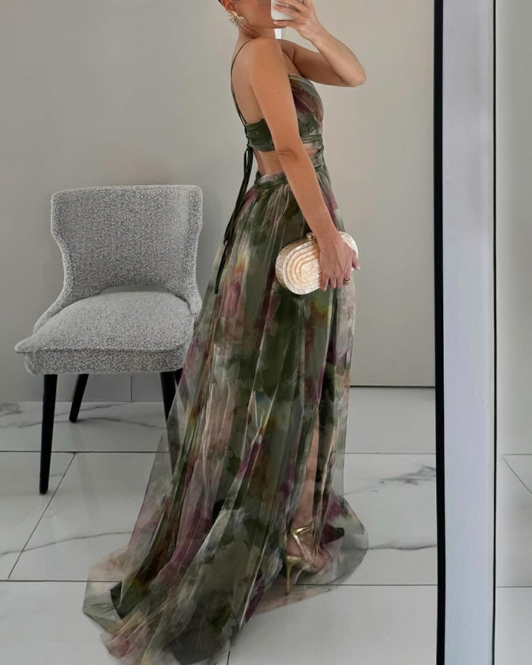 Vestido Jardín de Atardecer