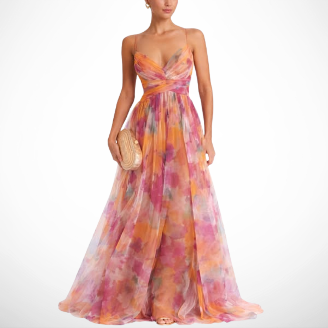 Vestido Jardín de Atardecer