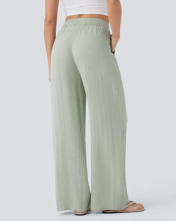 Pantalon Casual Tiro Alto
