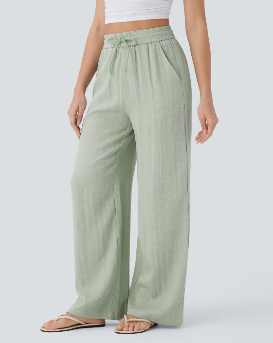 Pantalon Casual Tiro Alto