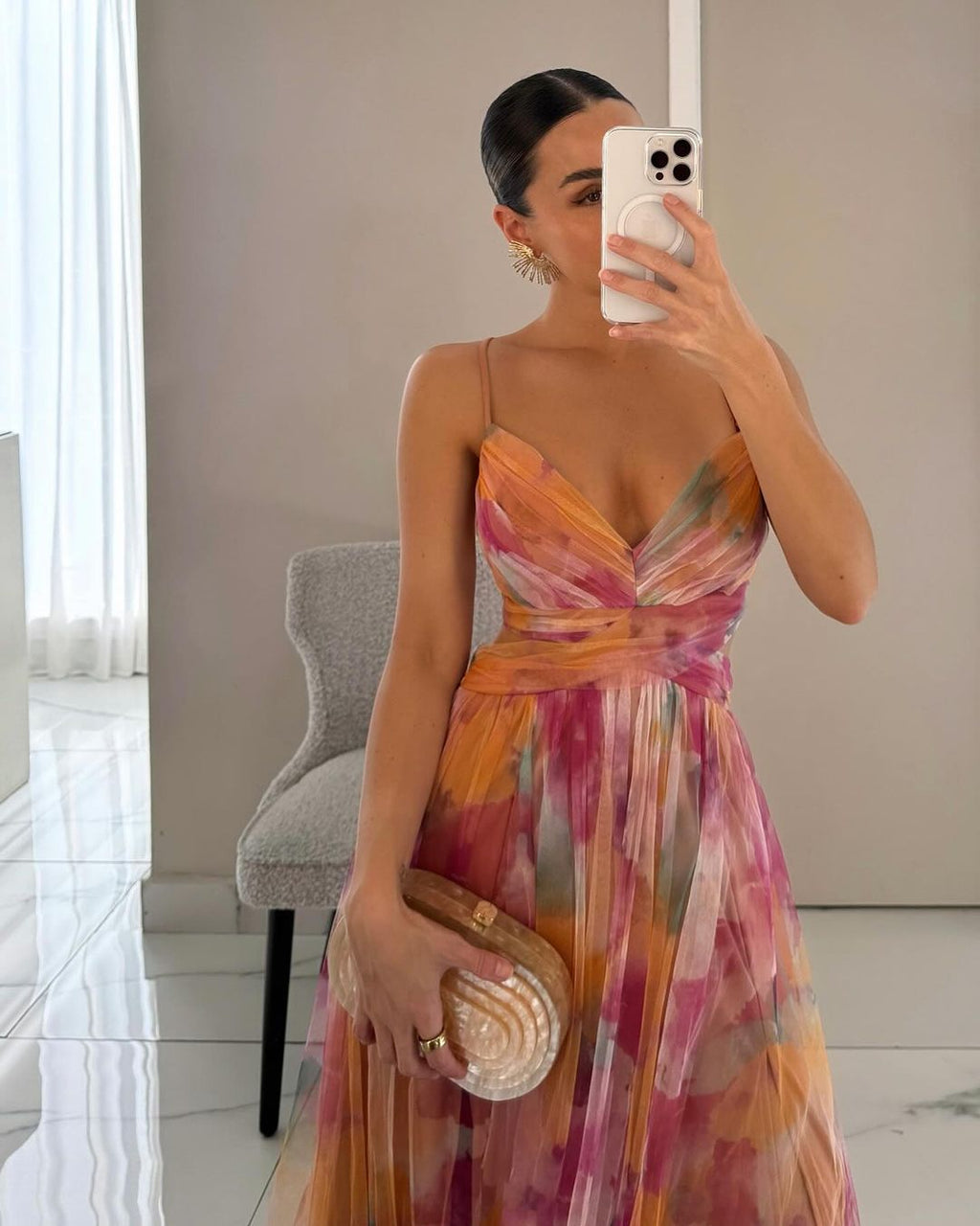 Vestido Jardín de Atardecer