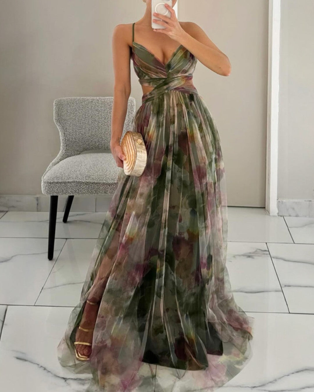 Vestido Jardín de Atardecer