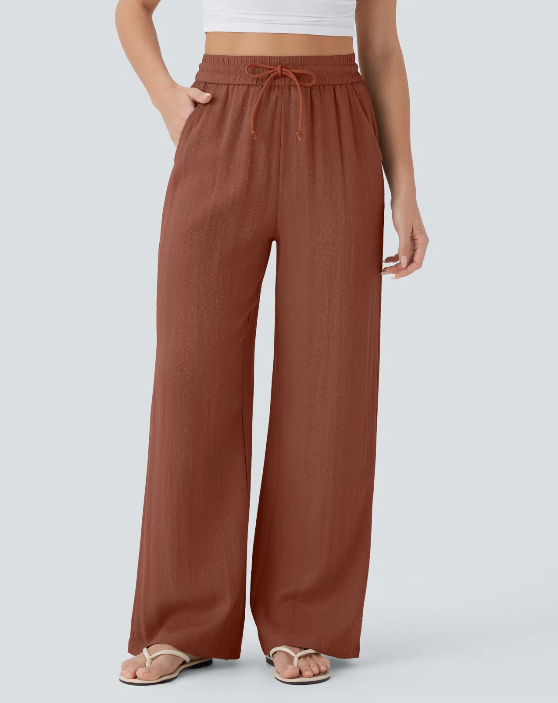 Pantalon Casual Tiro Alto