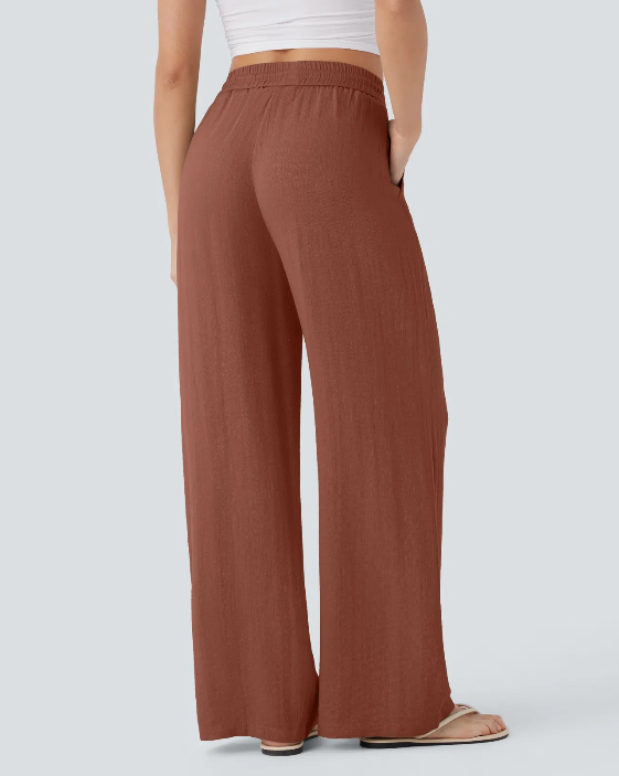 Pantalon Casual Tiro Alto