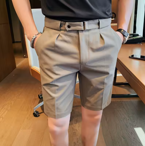 Shorts Elegantes Estilo Británico