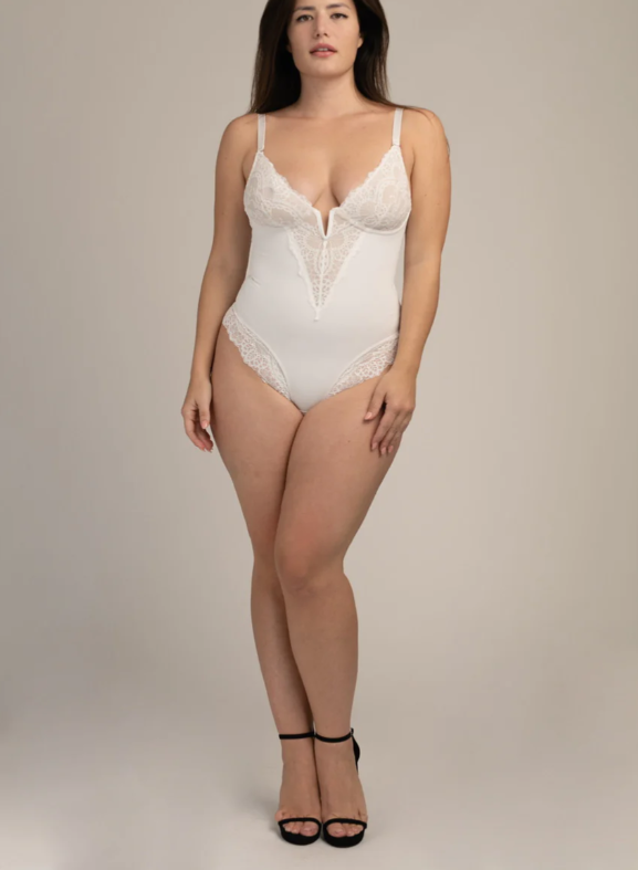Body Sensual de Encaje - Cuello V