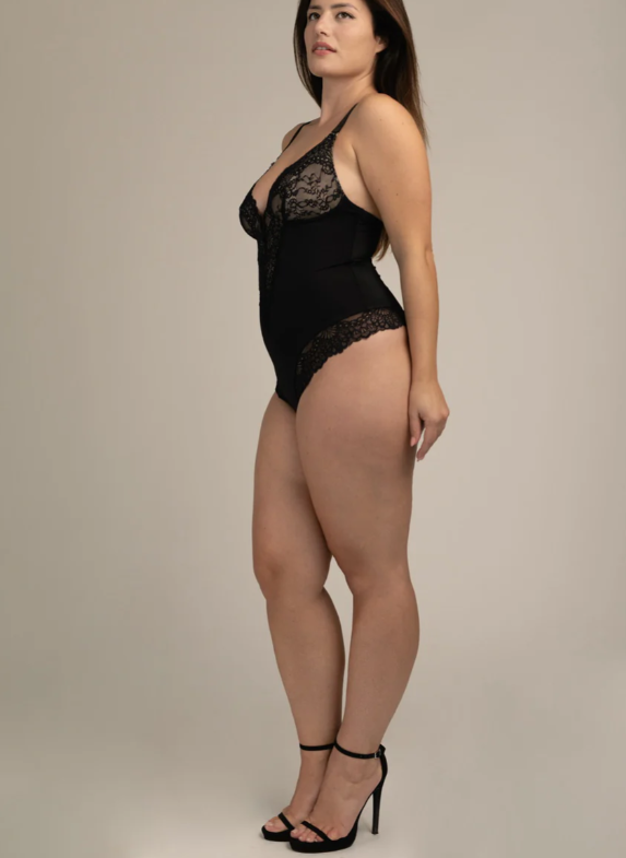 Body Sensual de Encaje - Cuello V