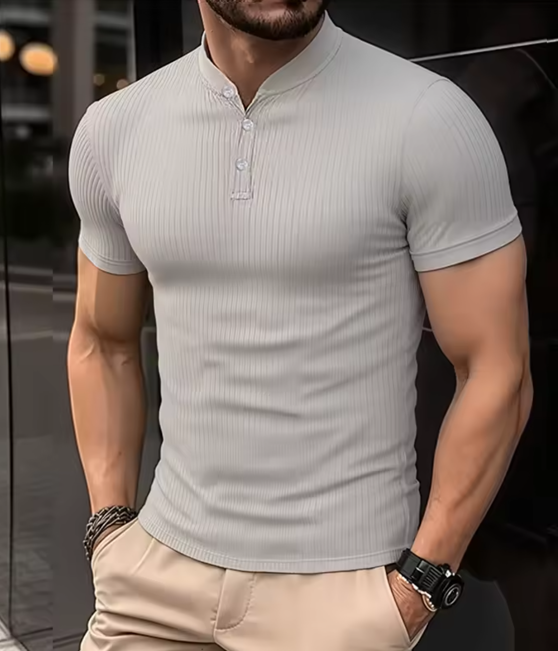 Polo Acanelado Elegante Aless