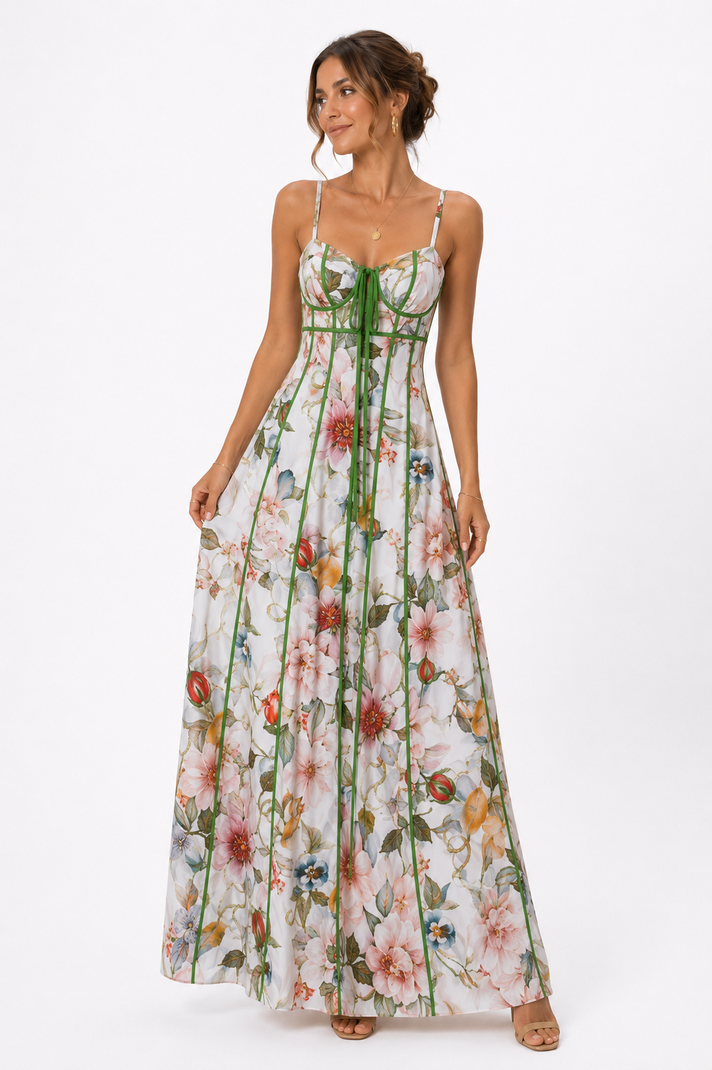 Vestido Floral Corte A