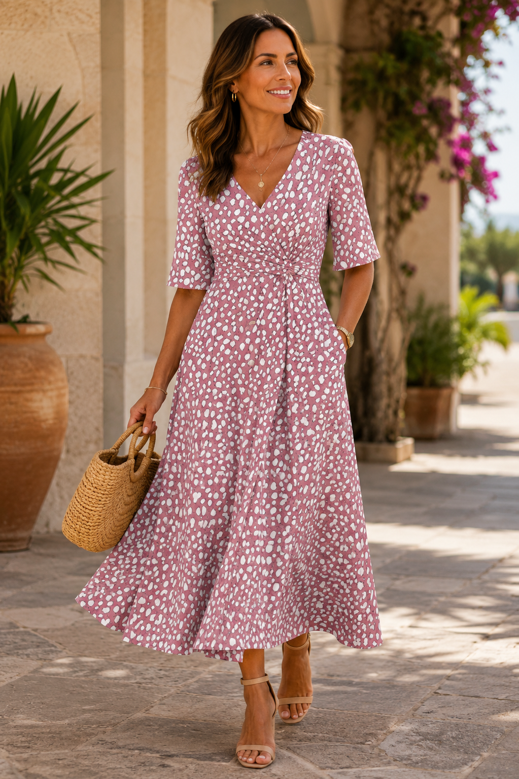 Vestido Aurora Rosa