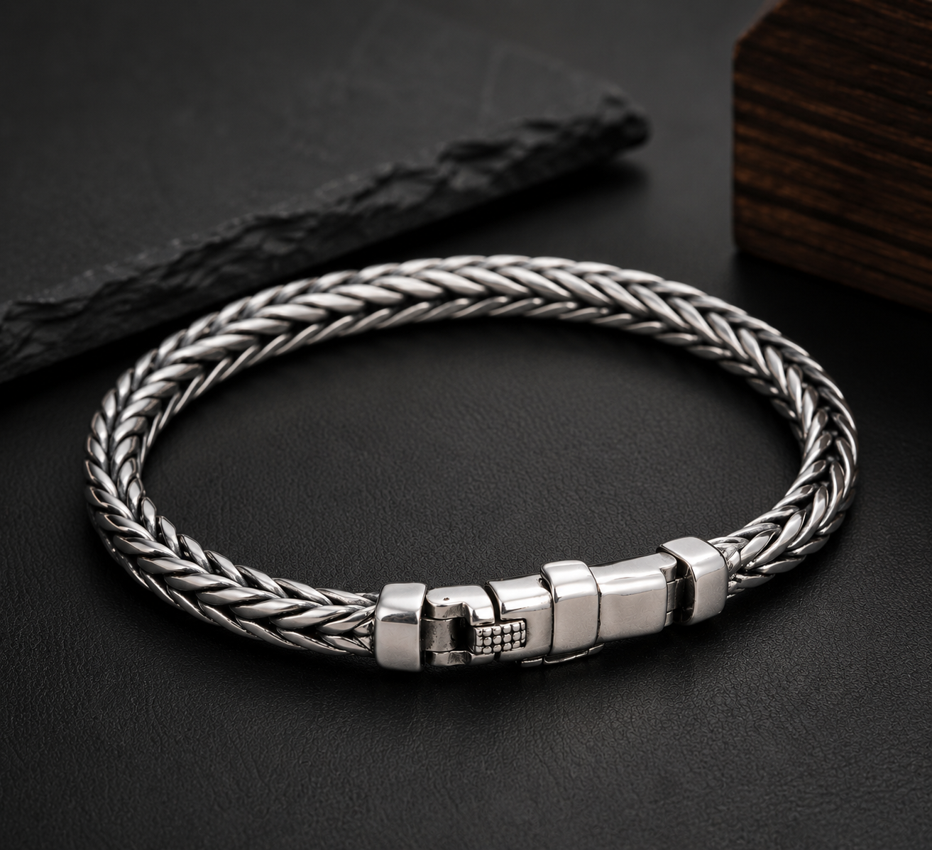Pulsera Trenzada Imperial para hombre