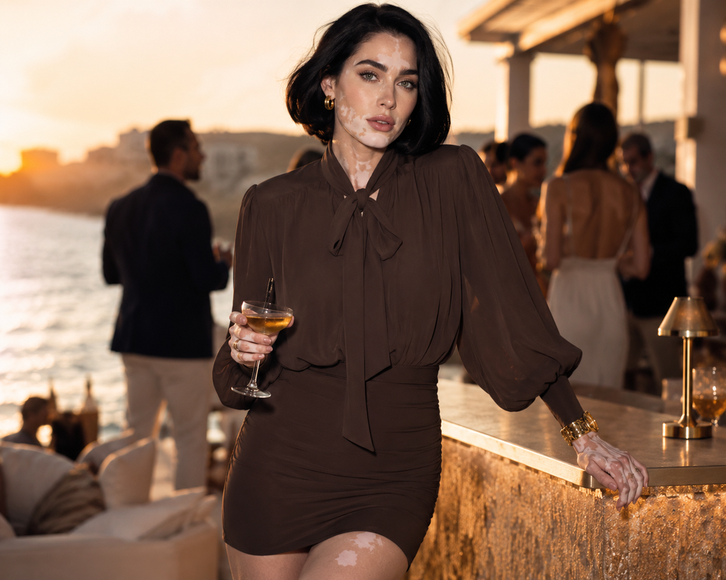 Vestido Golden Muse