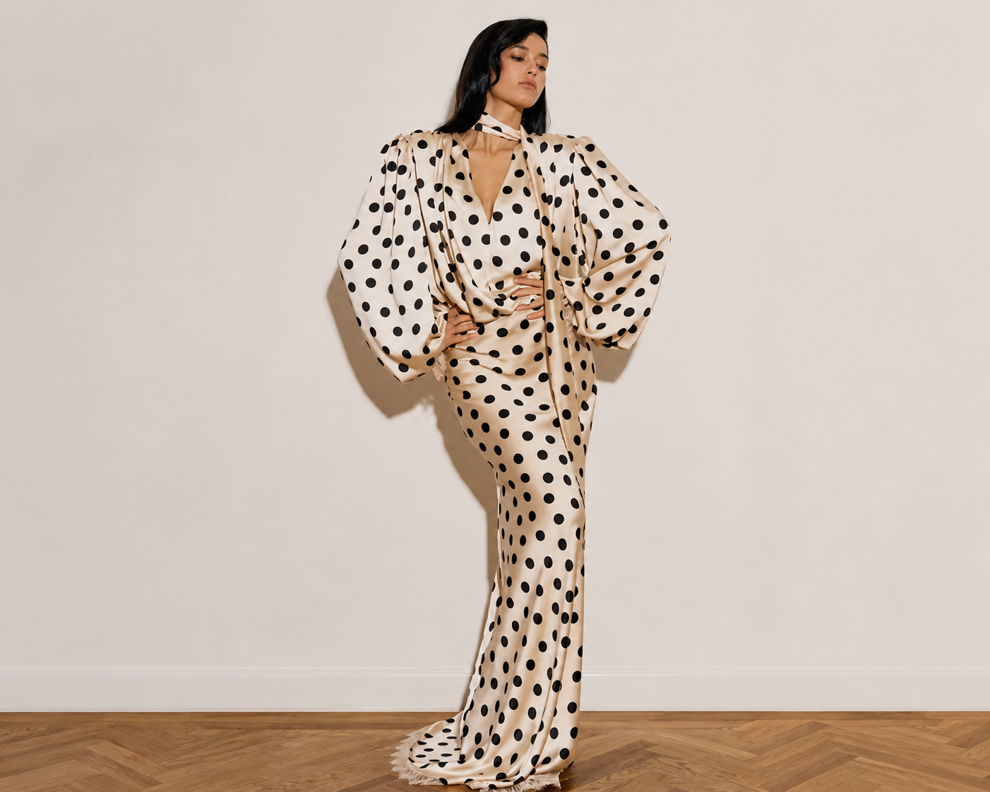 Vestido Polka Vintage