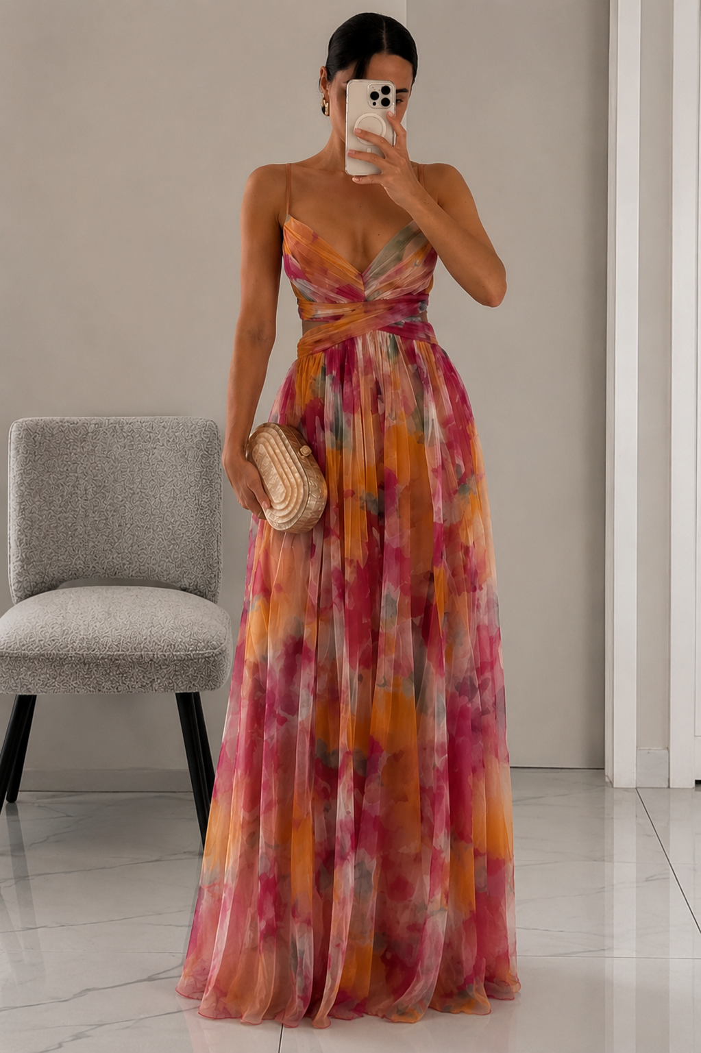 Vestido Jardín de Atardecer