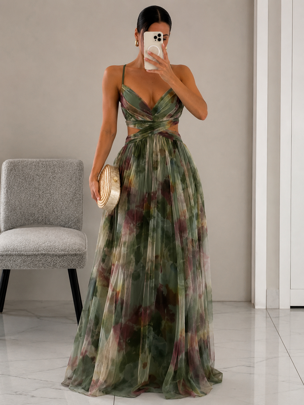 Vestido Jardín de Atardecer
