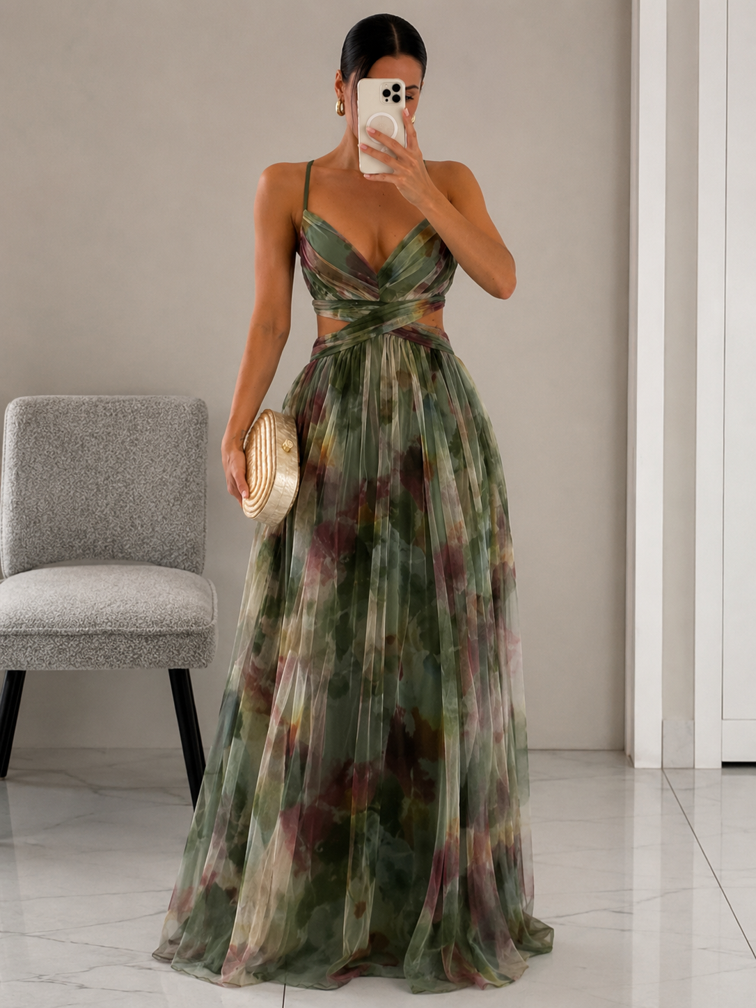 Vestido Jardín de Atardecer