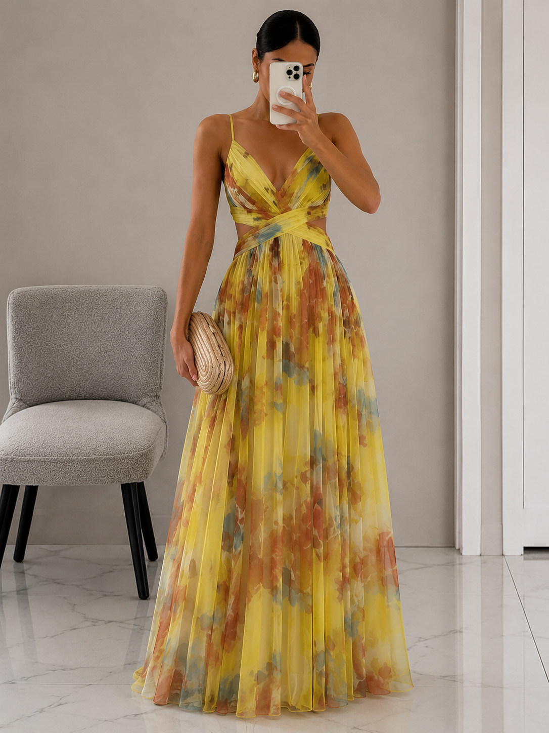 Vestido Jardín de Atardecer
