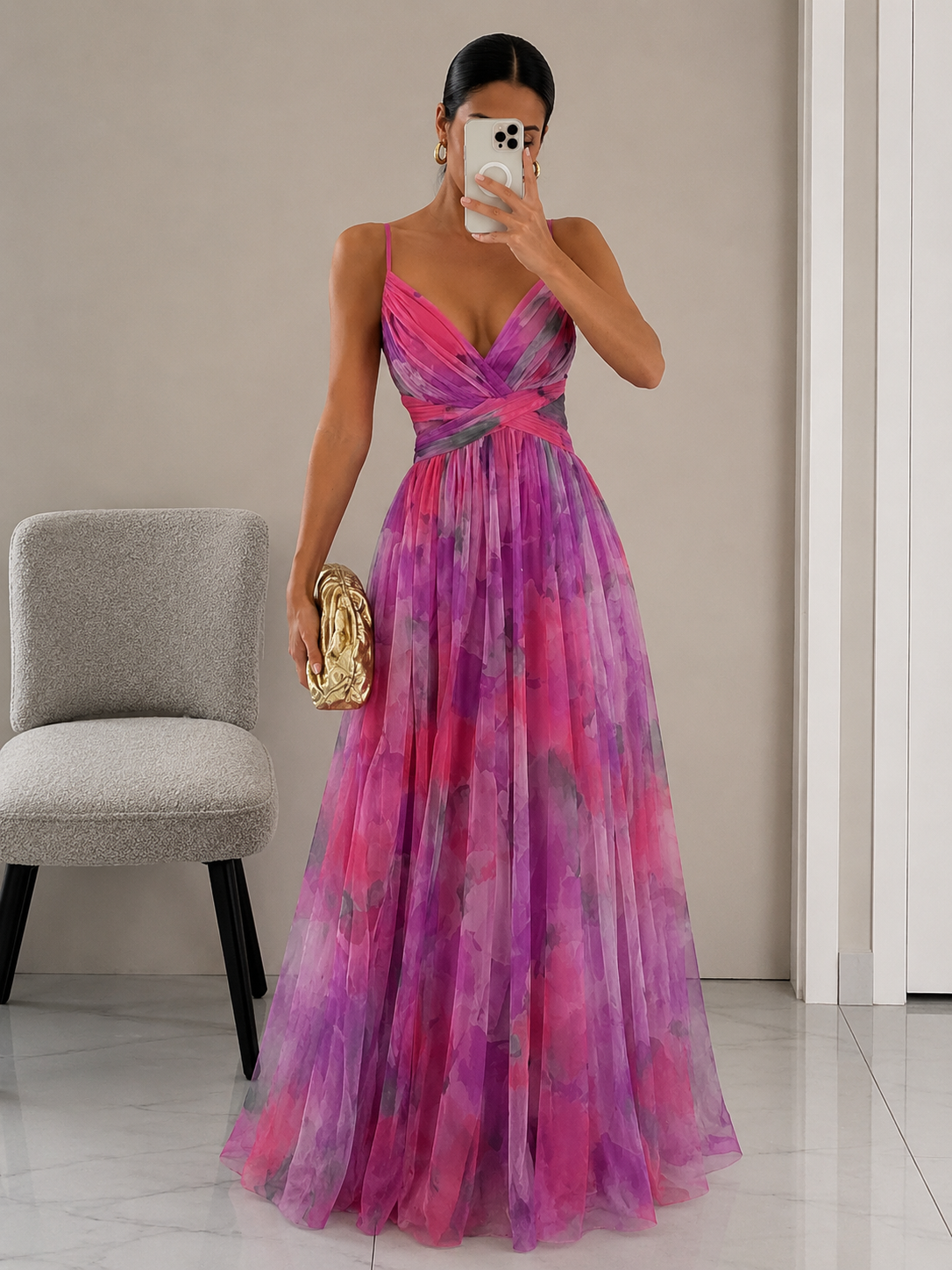 Vestido Jardín de Atardecer