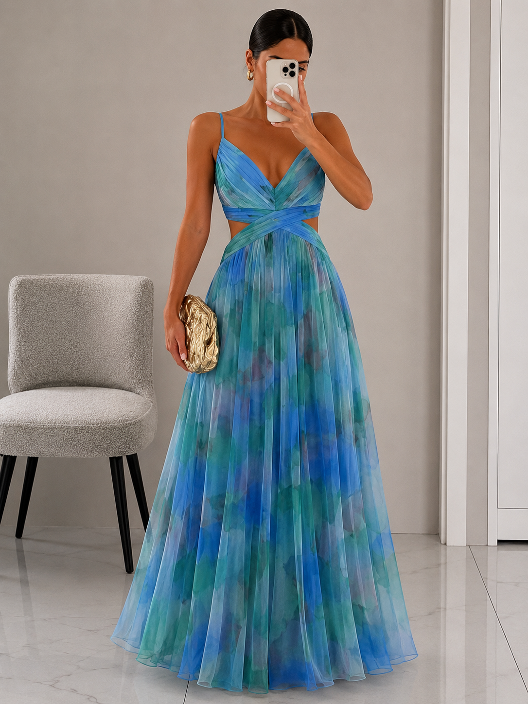 Vestido Jardín de Atardecer