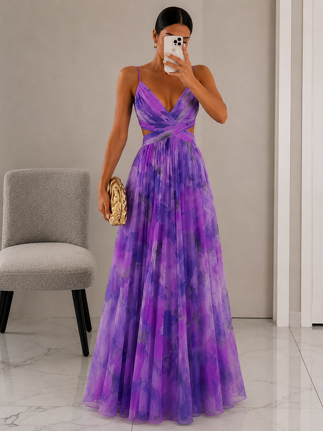 Vestido Jardín de Atardecer