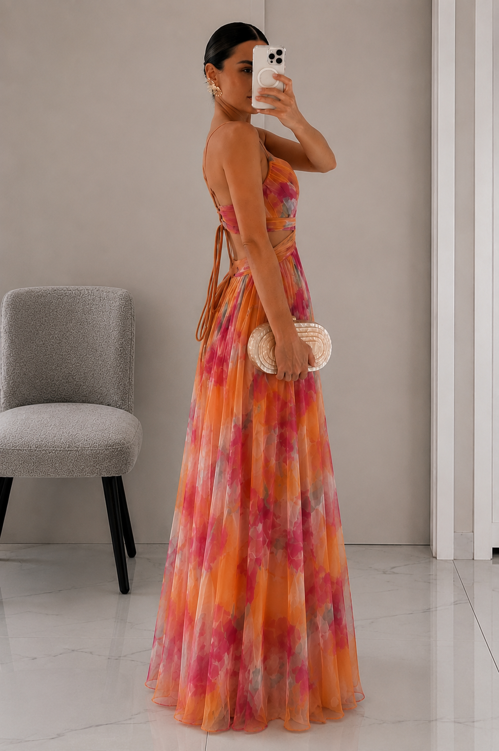 Vestido Jardín de Atardecer