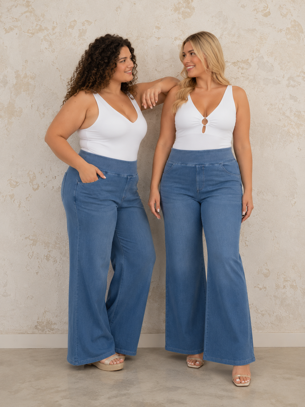 Pantalon denim Moldeador
