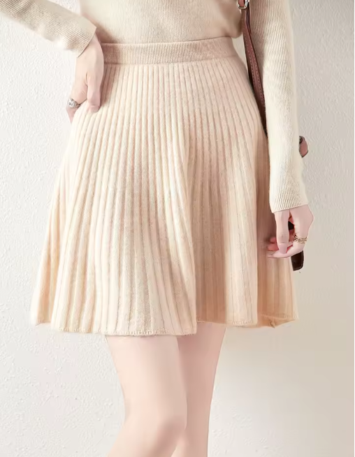 Falda Mini de Punto Merino