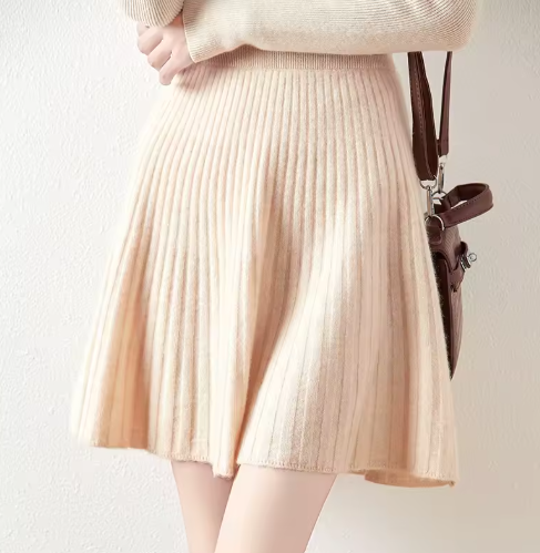 Falda Mini de Punto Merino