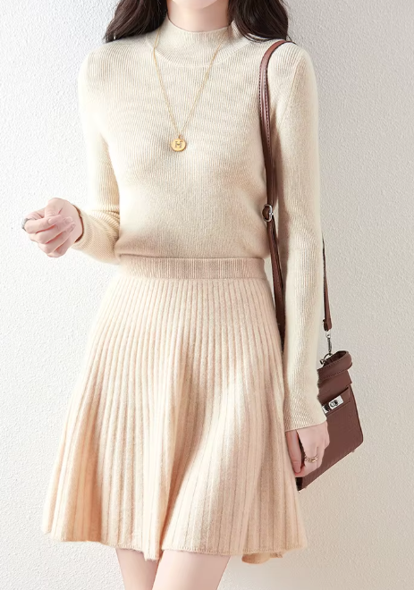 Falda Mini de Punto Merino
