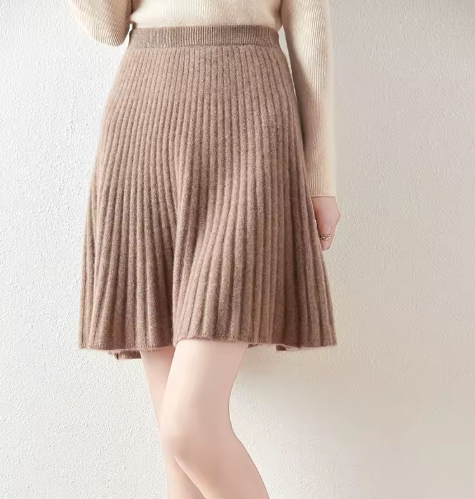 Falda Mini de Punto Merino