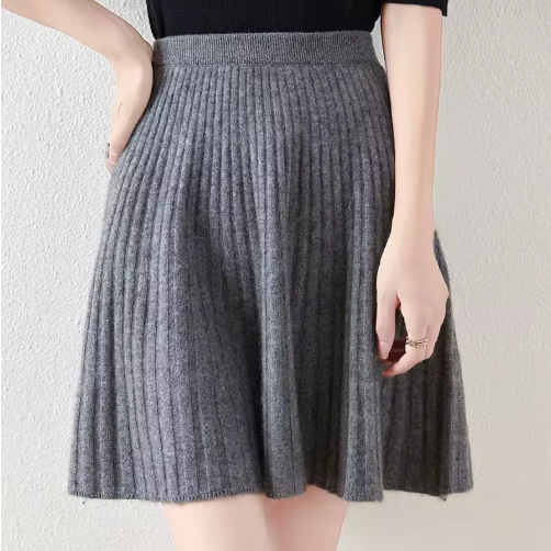 Falda Mini de Punto Merino