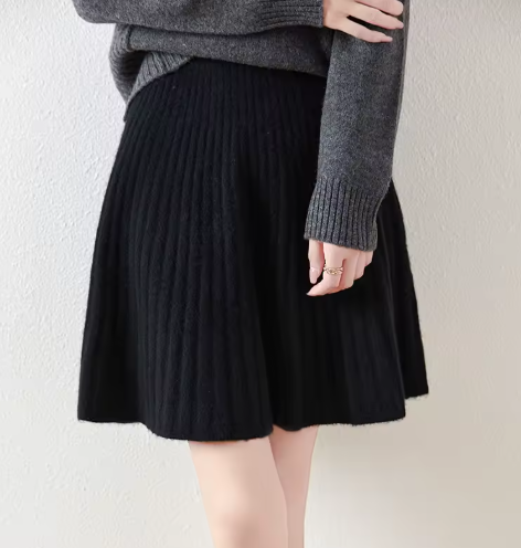 Falda Mini de Punto Merino