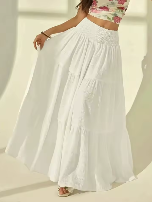 Falda Maxi Boho de Capas