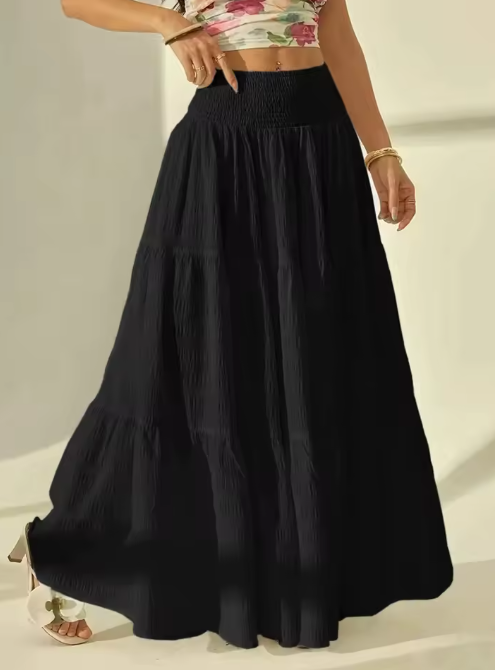 Falda Maxi Boho de Capas