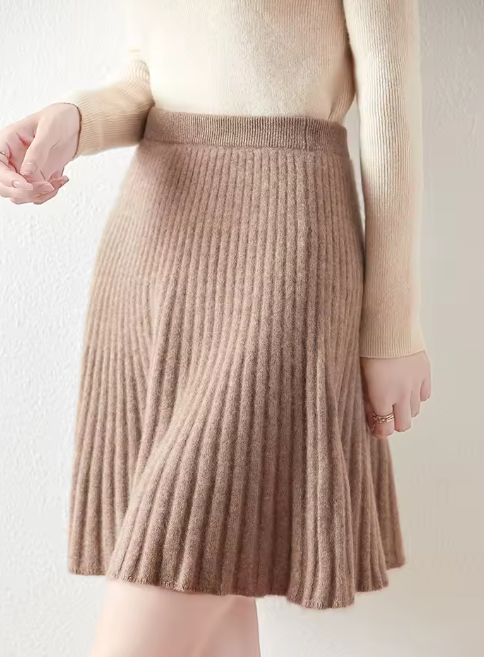 Falda Mini de Punto Merino