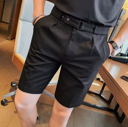 Shorts Elegantes Estilo Británico