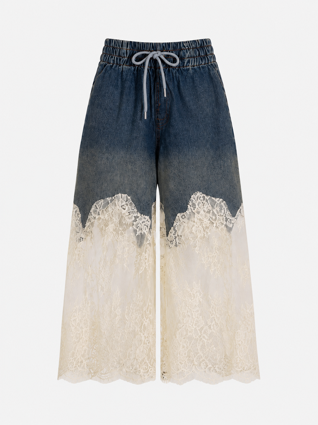 Conjunto Elegancia Denim con Encaje