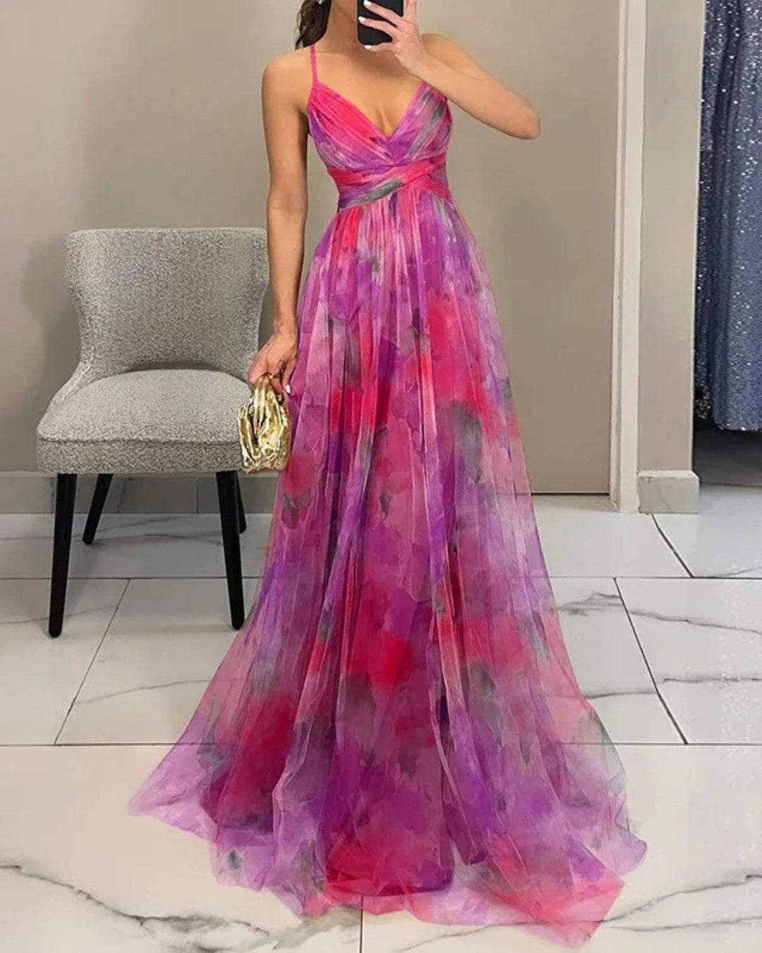 Vestido Jardín de Atardecer