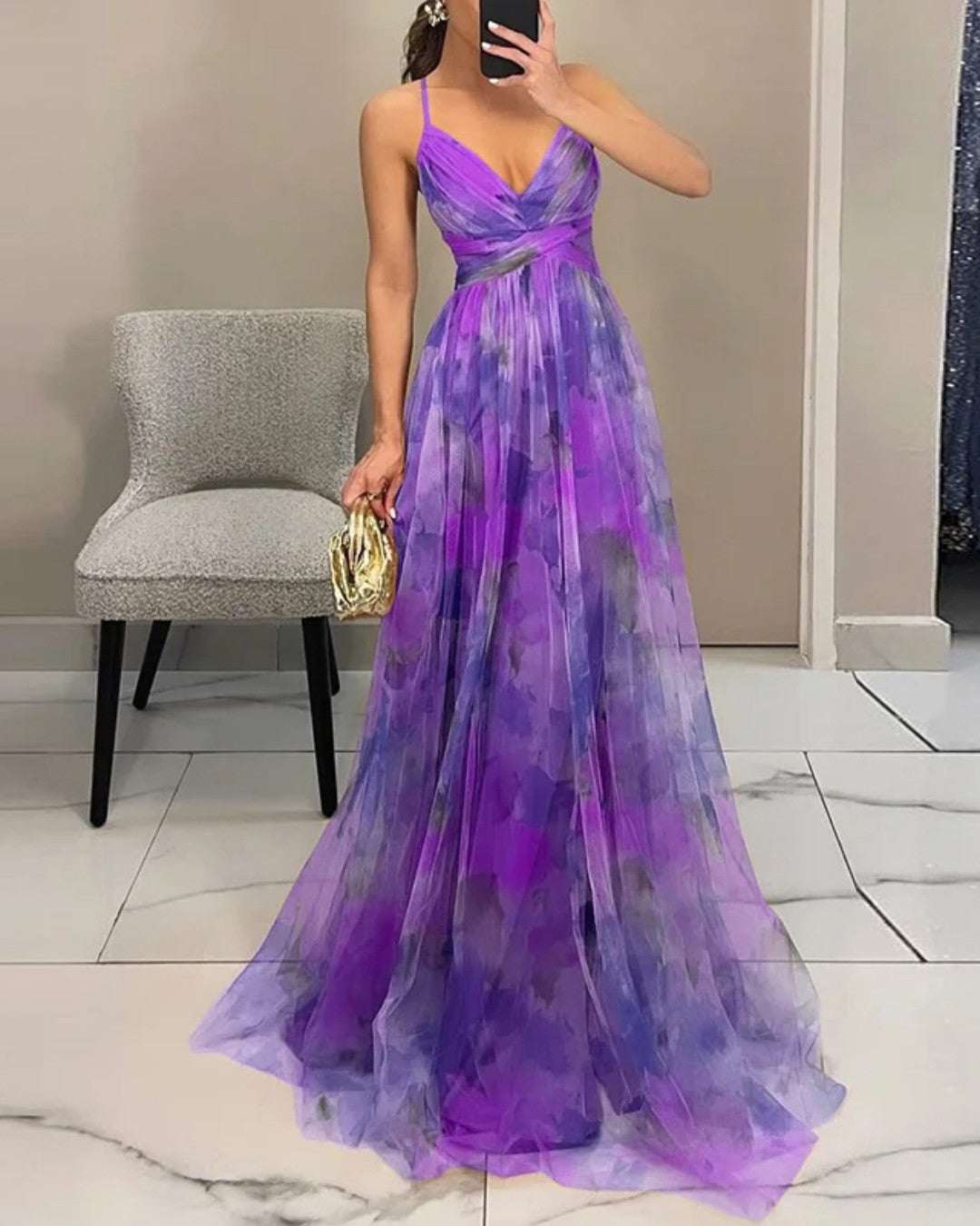 Vestido Jardín de Atardecer
