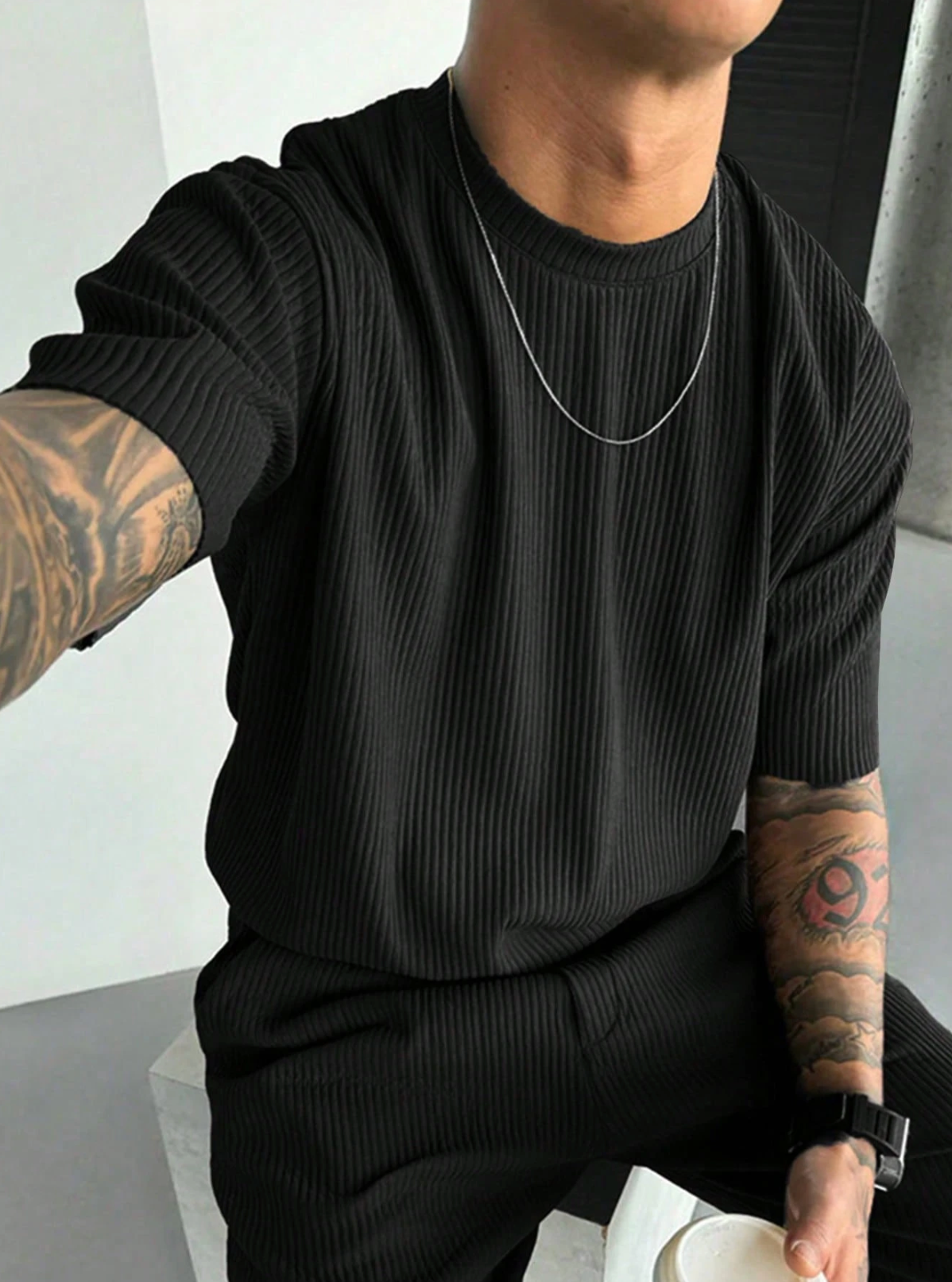 Camiseta Ribbed Essential