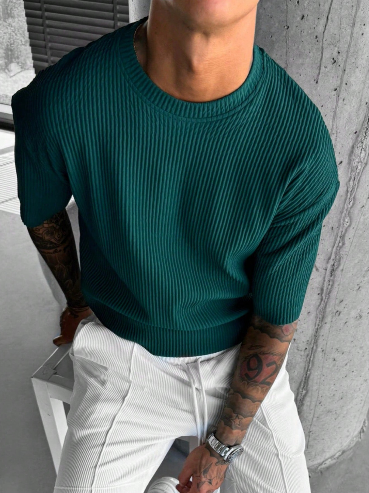 Camiseta Ribbed Essential