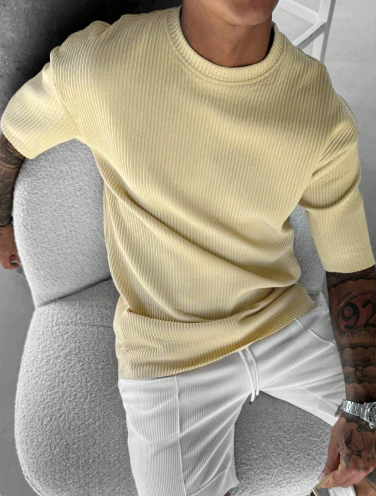 Camiseta Ribbed Essential