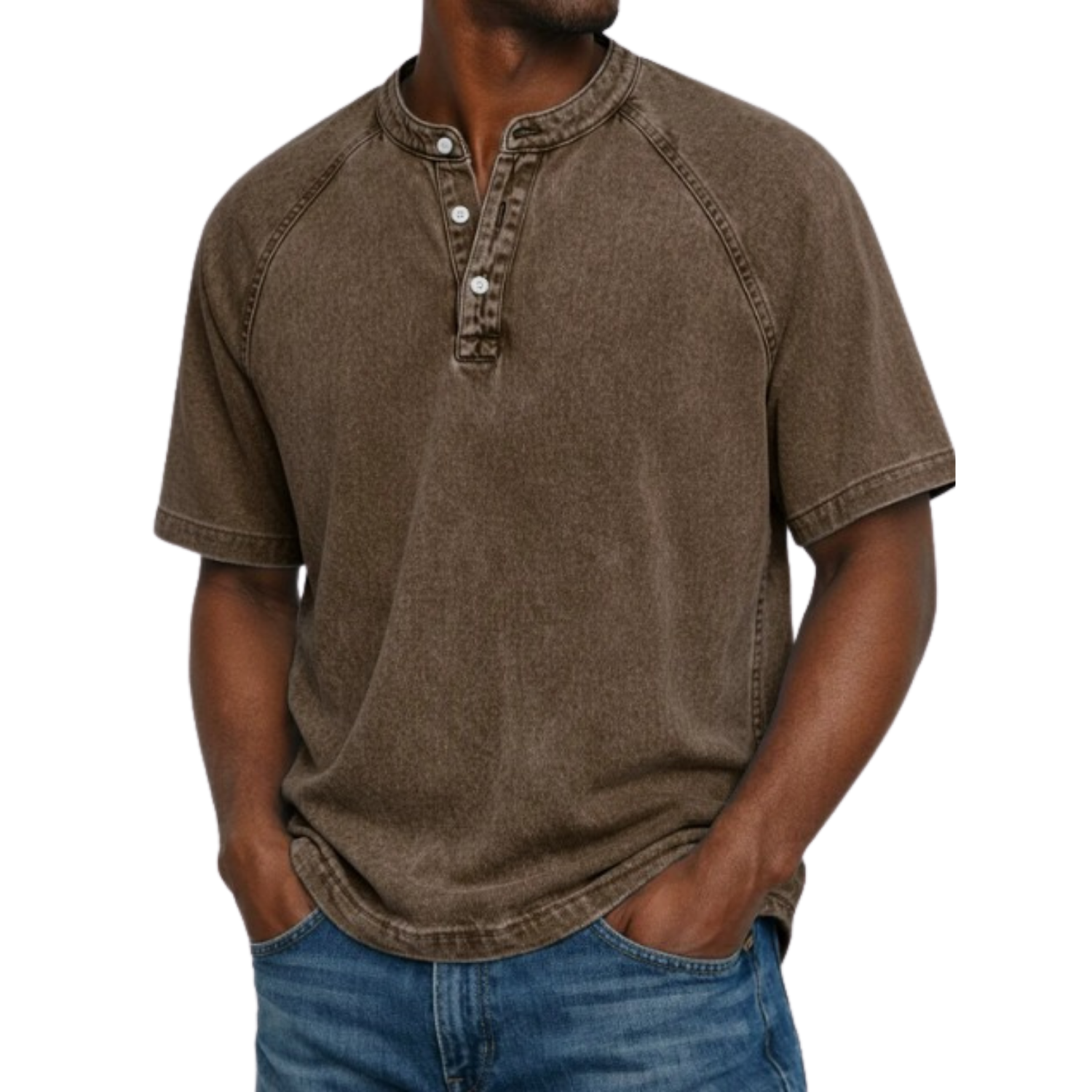 Camiseta Henley Heritage Vintage