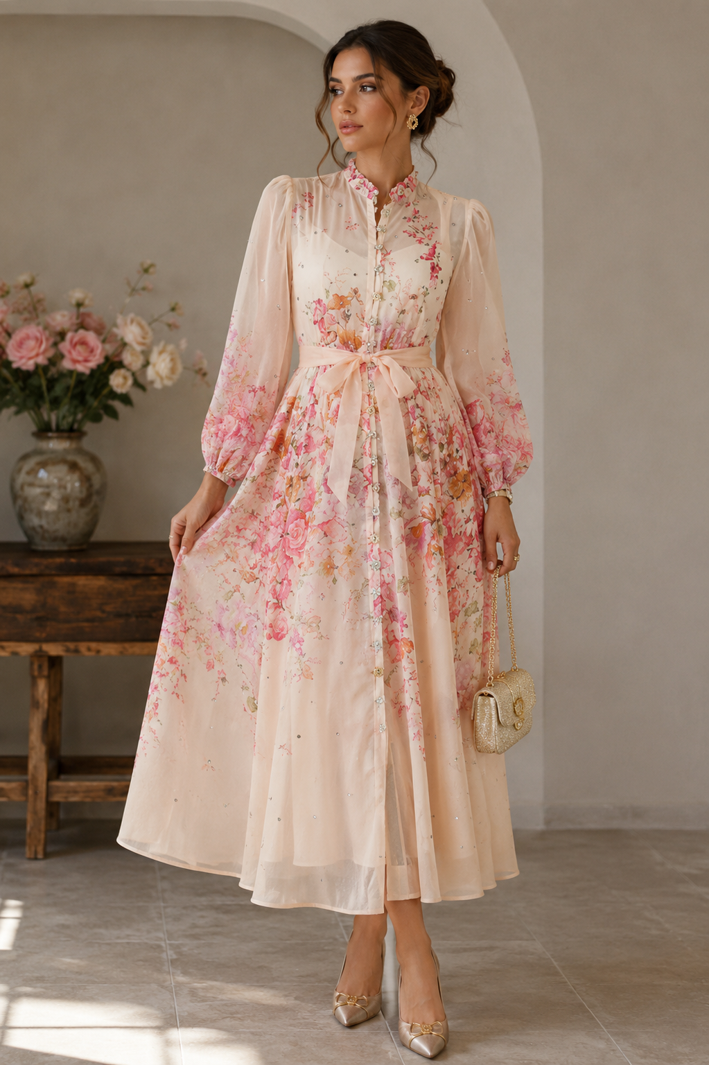 Vestido Romance Floral