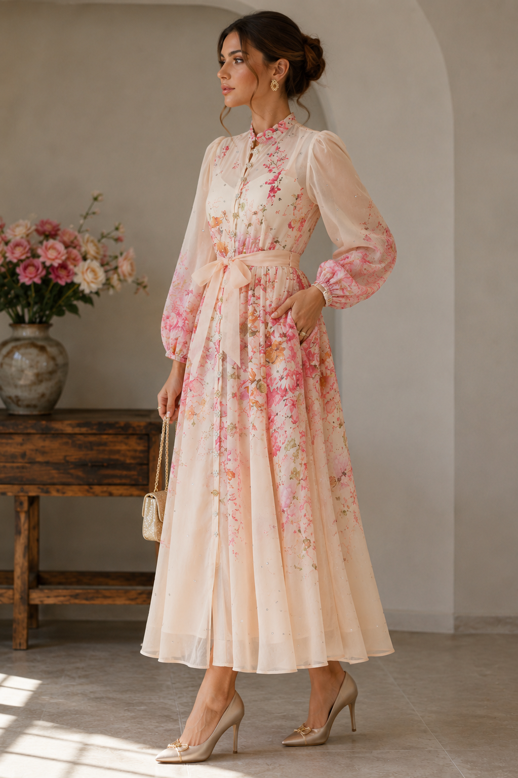 Vestido Romance Floral