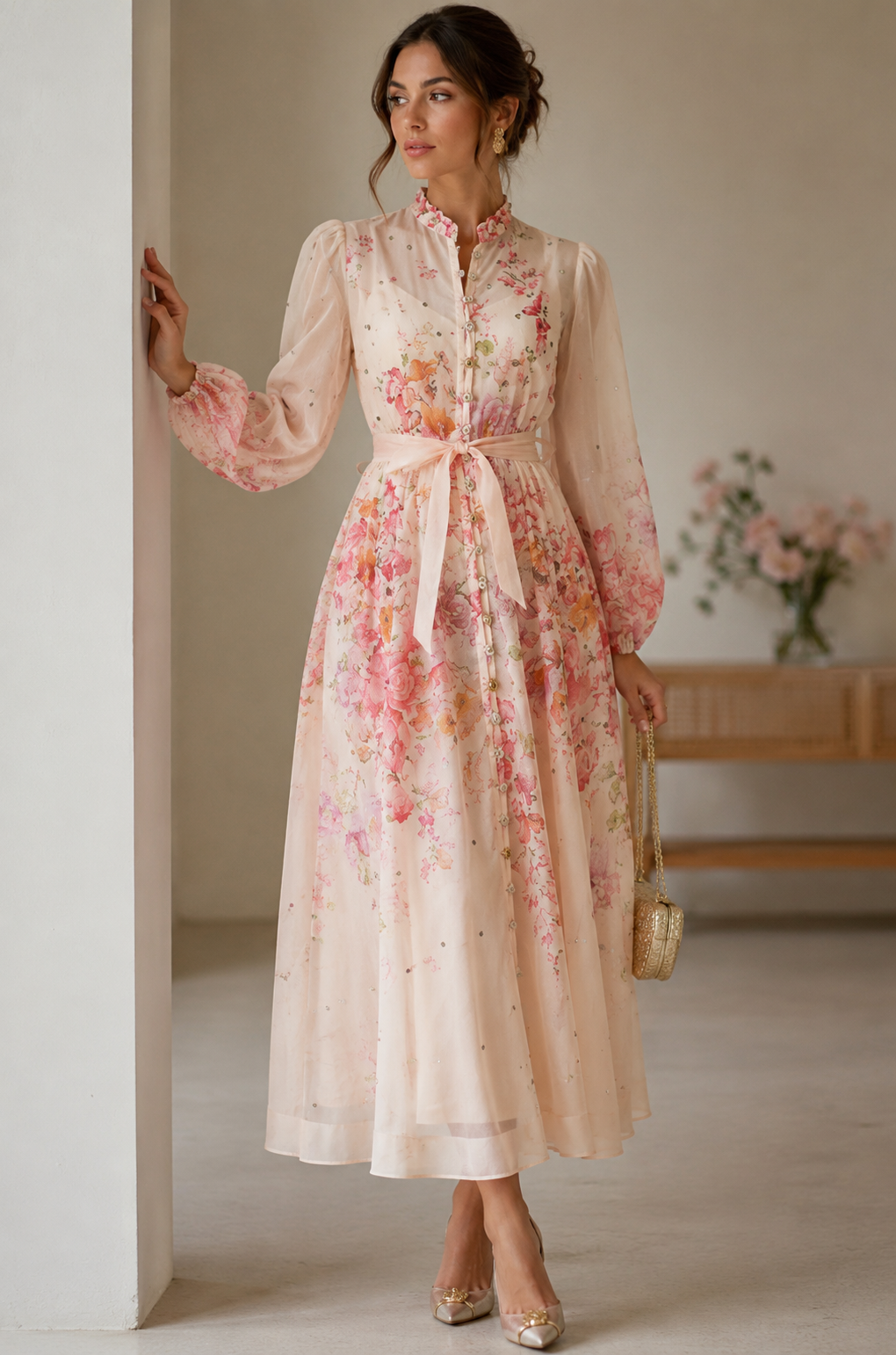 Vestido Romance Floral