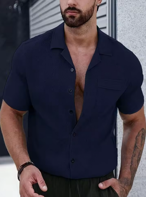 Camisa Riviera Plisada