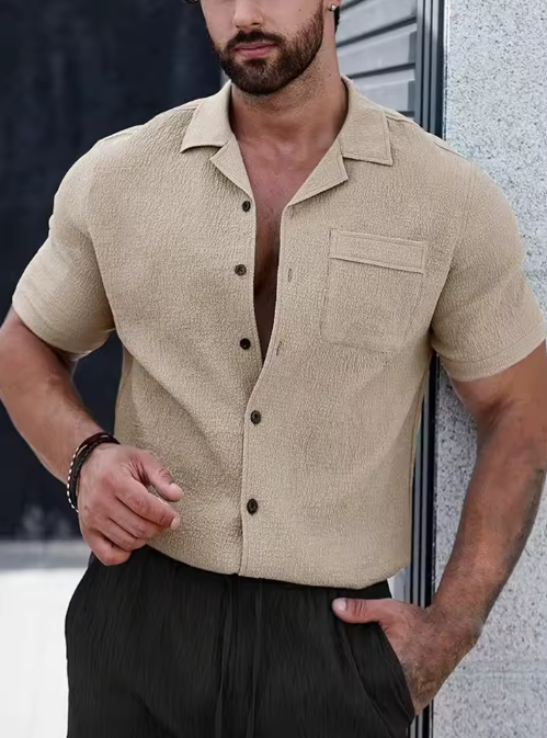 Camisa Riviera Plisada