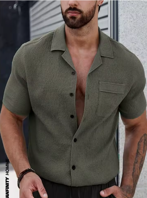 Camisa Riviera Plisada