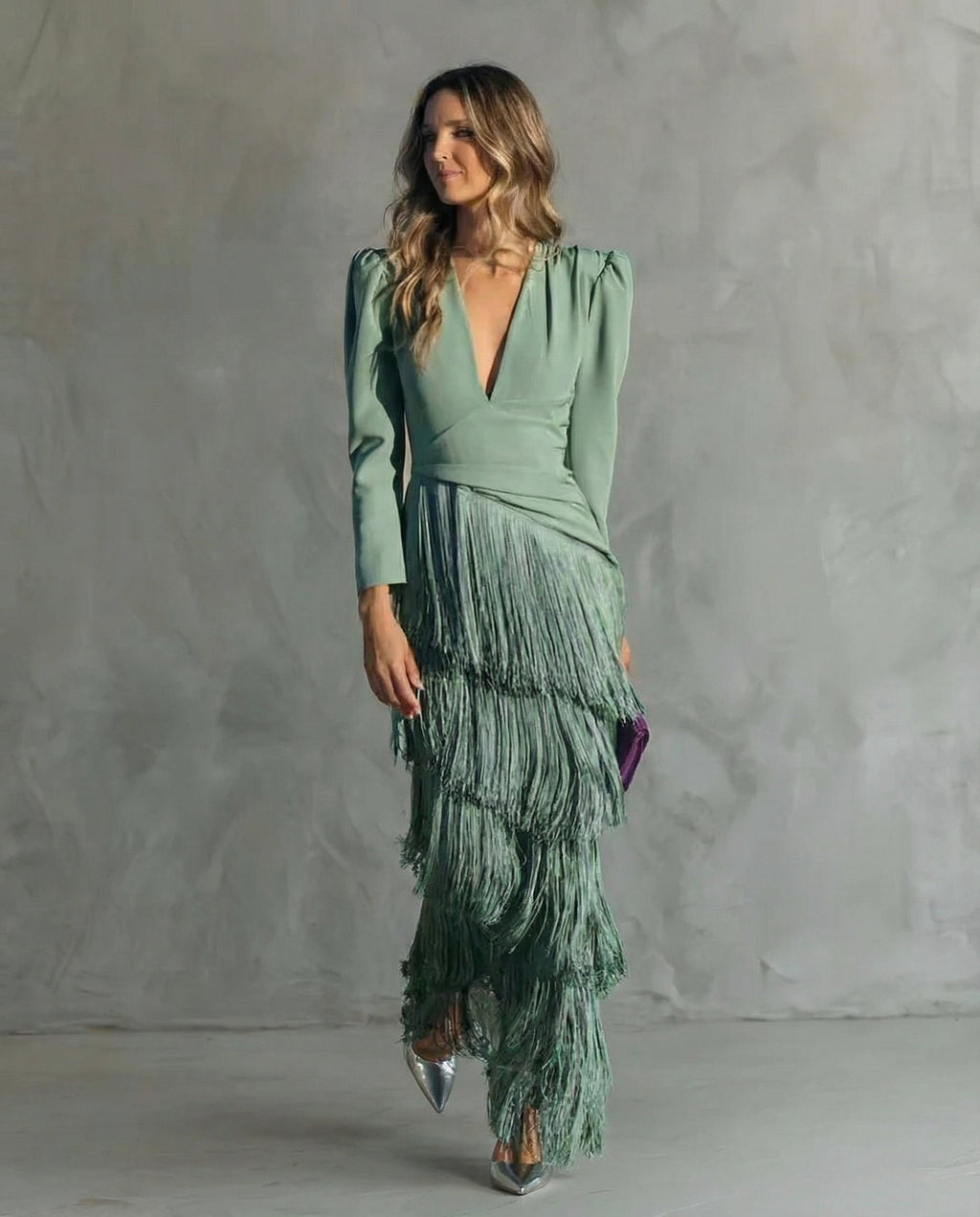 Victoria | Vestido Midi de Flecos
